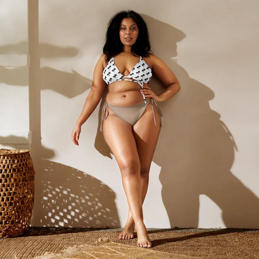 'Palm Tree' Padded Bikini Top product image (3)