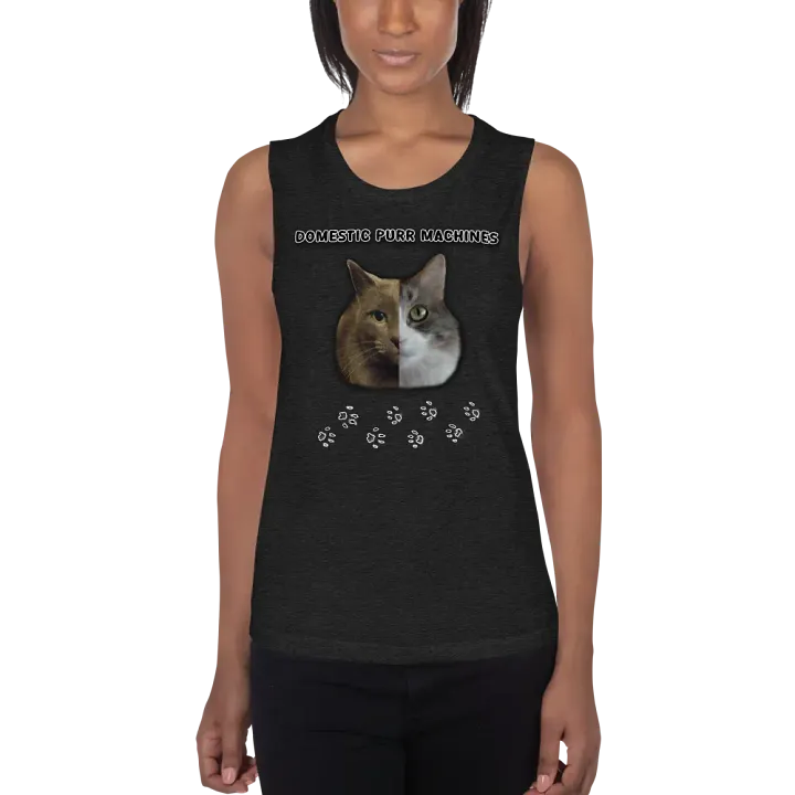 Domestic Purr Machines Flowy Muscle Tank product image (1)
