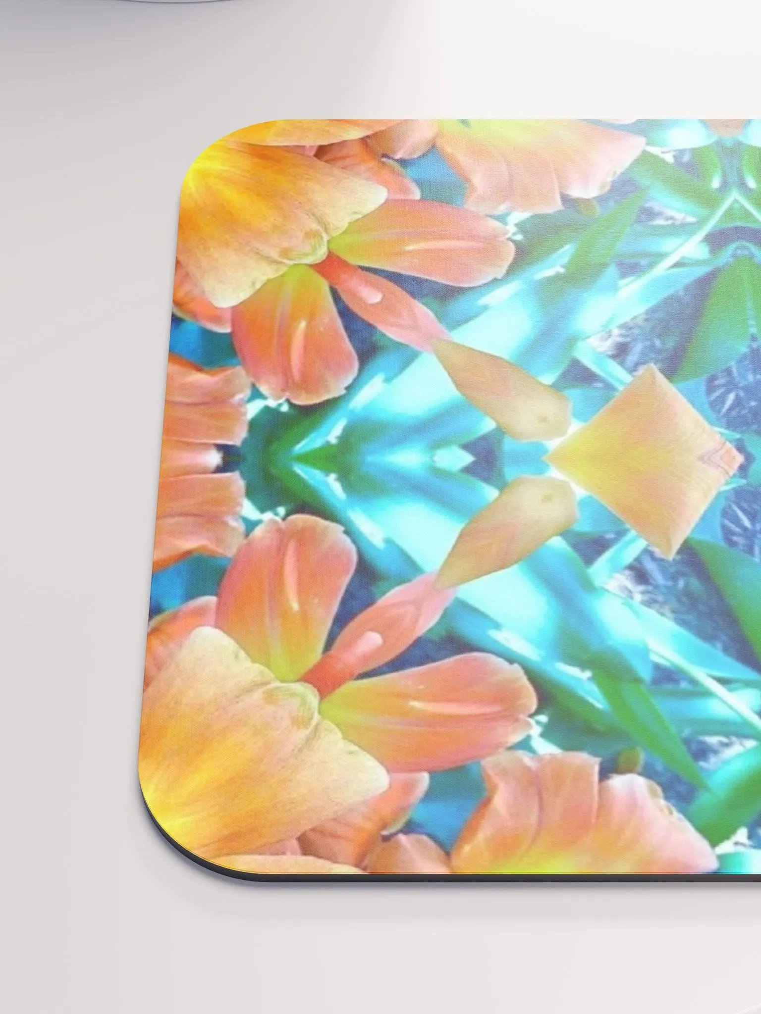 Floral Kaleidoscope Mouse Pad product image (6)