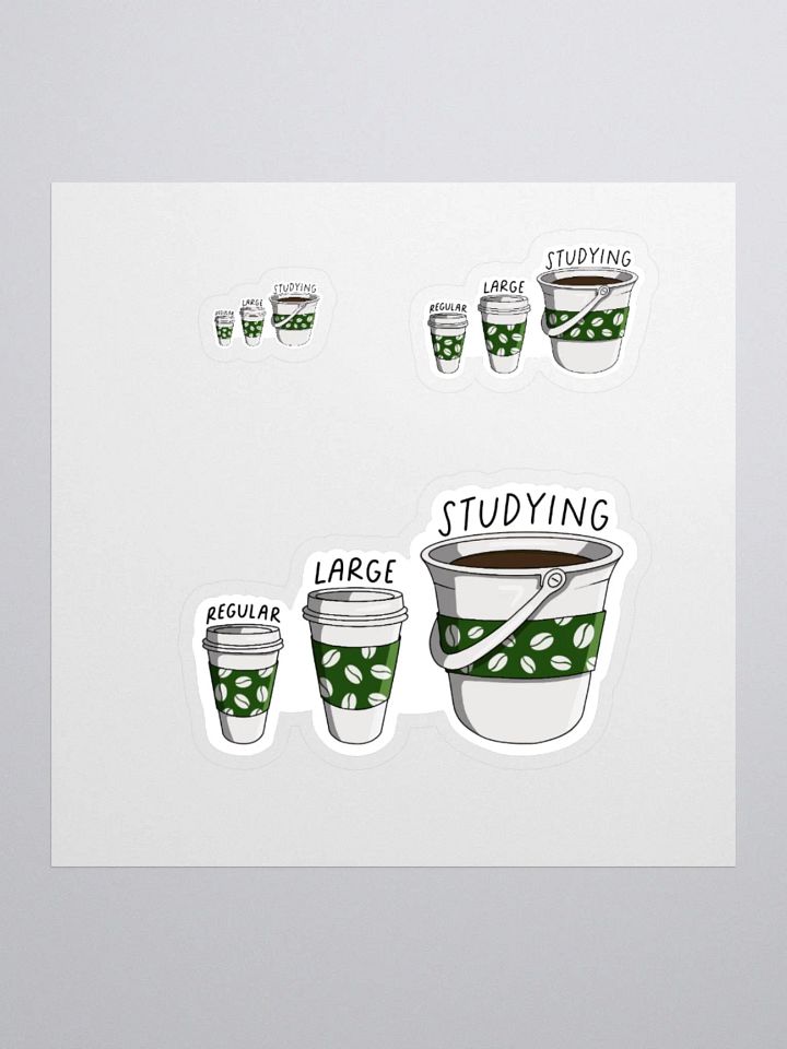 Coffee Study Sticker product image (1)