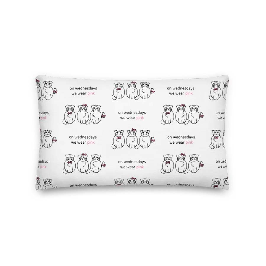 Pink Wednesdays Manul Ver. 2 - Pillow product image (11)