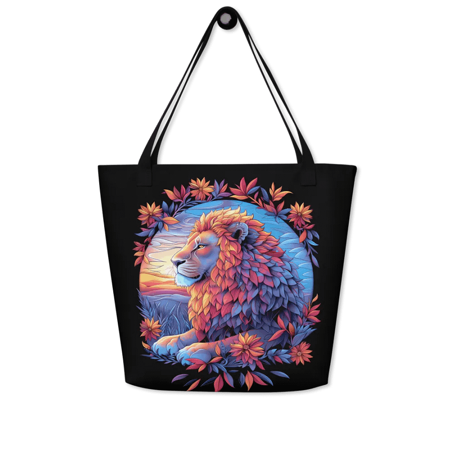Lion Wildlife Tote Bag product image (7)