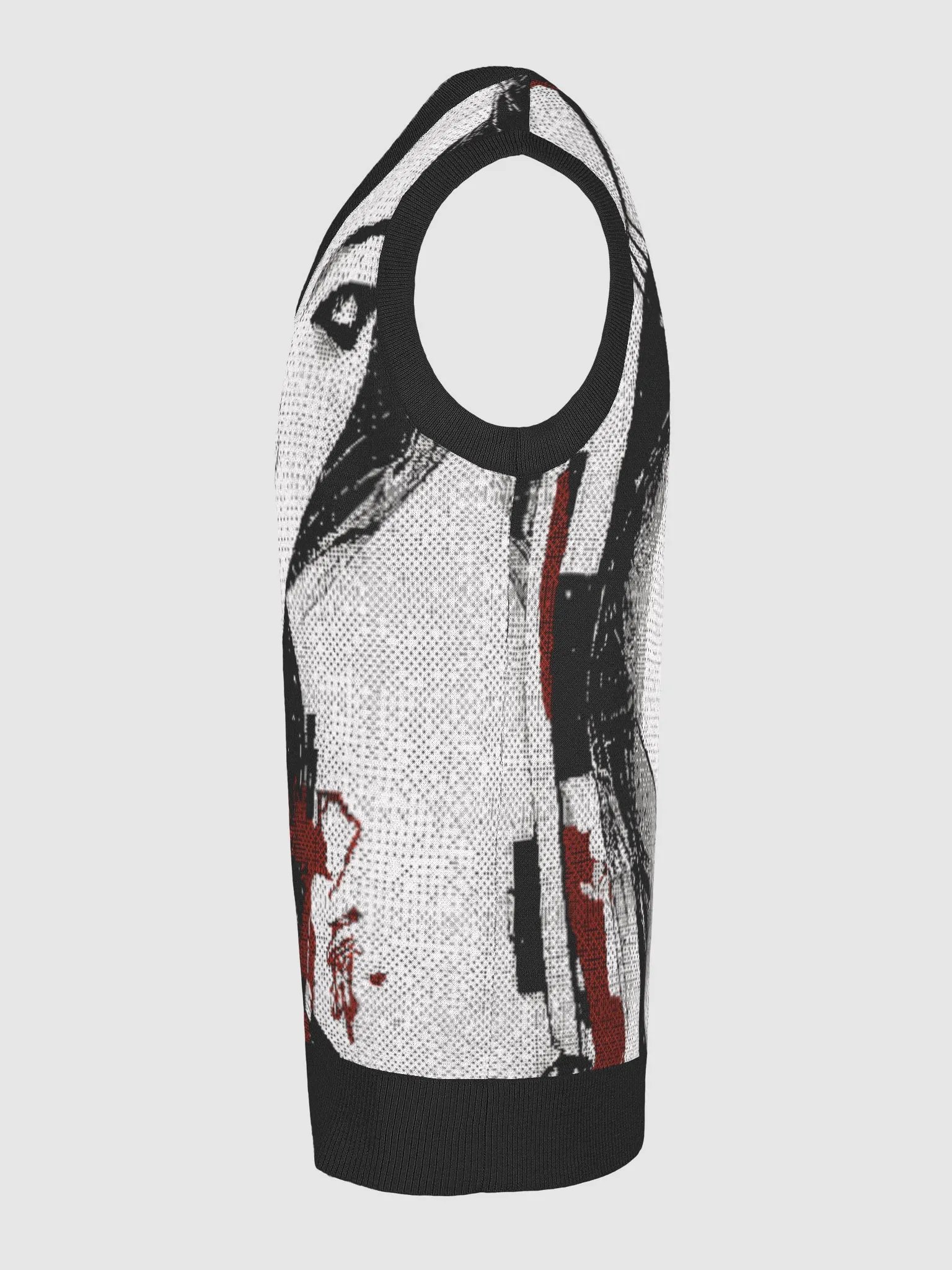 Geisha-Inspired Serenity Jacquard V-Neck Vest product image (28)