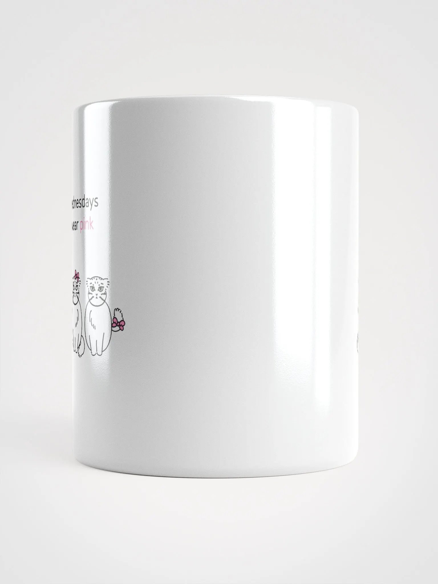 Pink Wednesdays Manul - White Mug product image (13)
