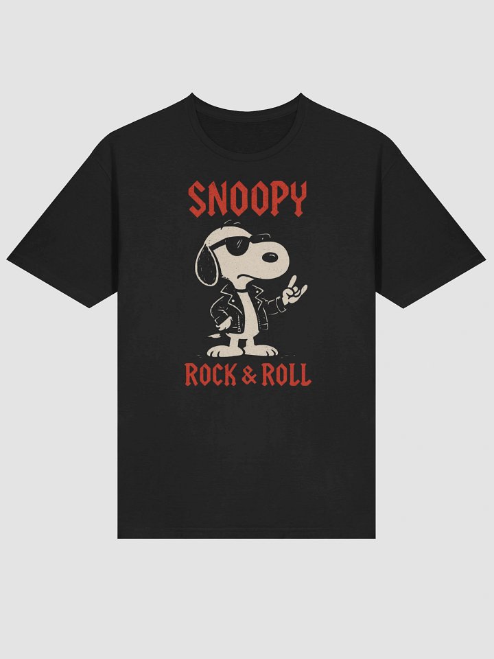 Snoopy T-Shirt - Rock and Roll Joe Cool Biker product image (2)