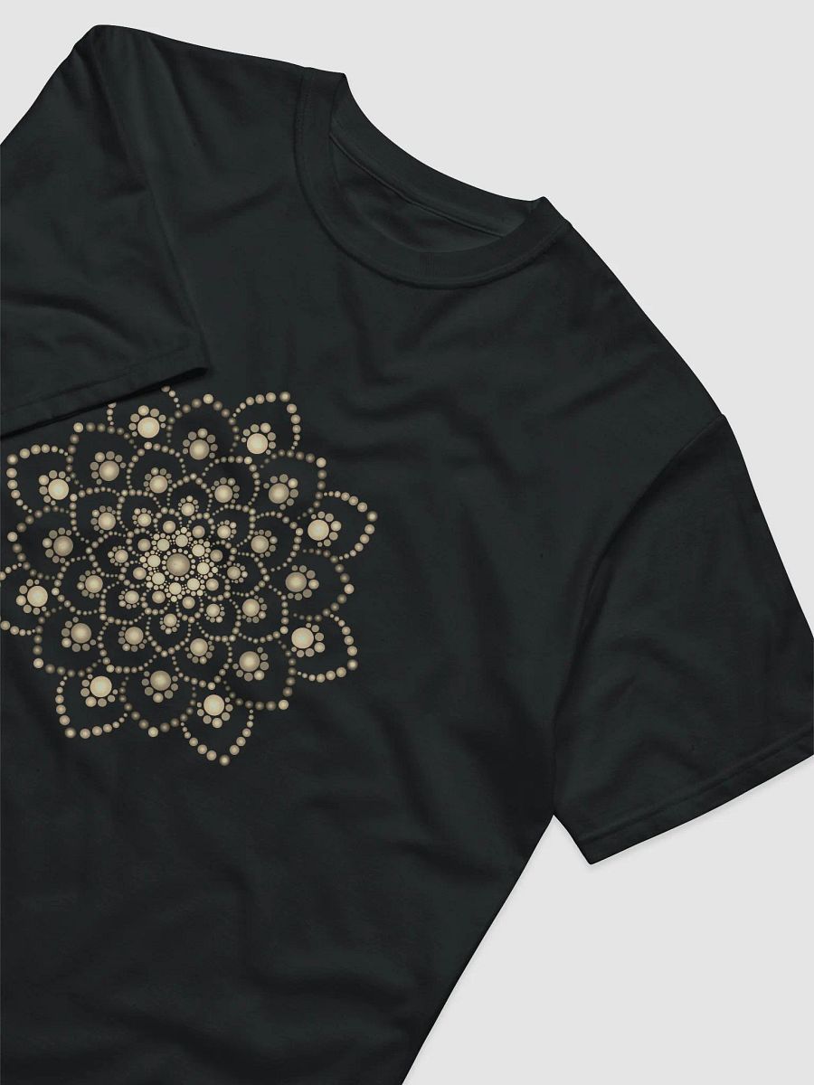 Golden-Brown Mandala Unisex Organic T-Shirt product image (3)