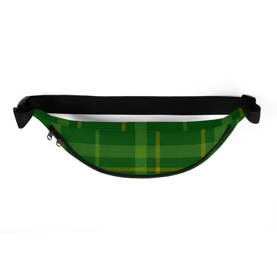 Green Plaid Fanny Pack (Waist Bag) product image (5)