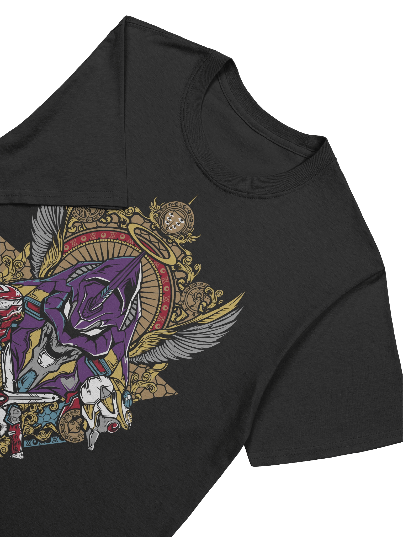 Neon Genesis Evangelion – EVA Unit-01 – Sanctified Berserker Crest – Gildan Softstyle T-Shirt product image (5)