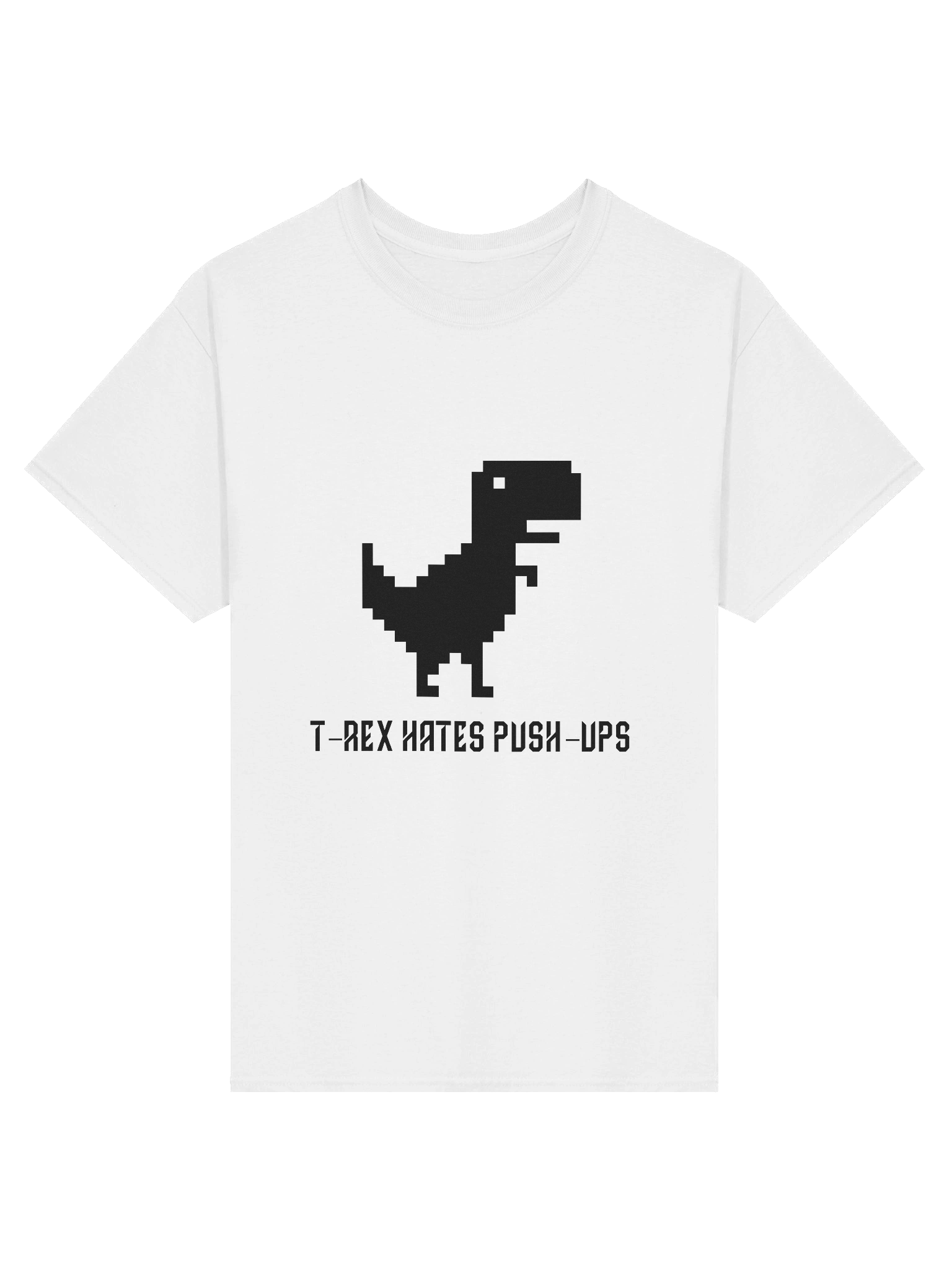T-Rex Hates Push Ups – Funny Dinosaur Gym Tee product image (3)