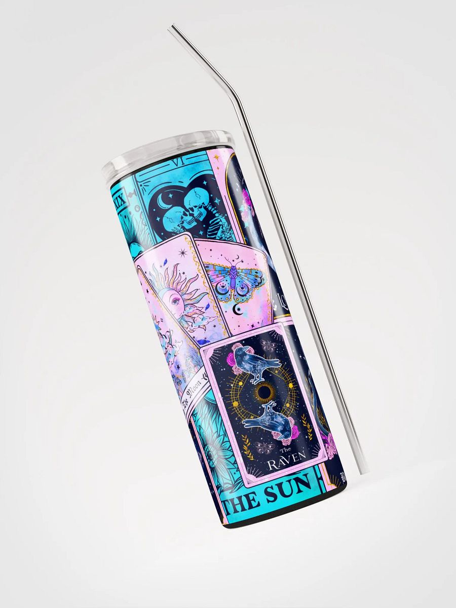 'Bold Tarot Cards' Stainless Steel Tumbler product image (3)