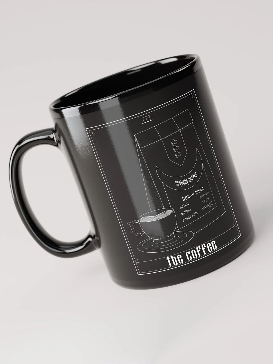 The Coffee Tarot Card Mug - Black product image (3)