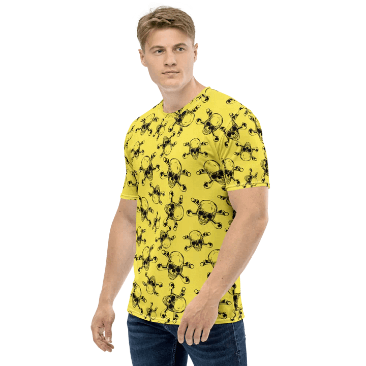 Skull & Bones - Yellow - All-Over Print Crew Neck T-Shirt product image (2)