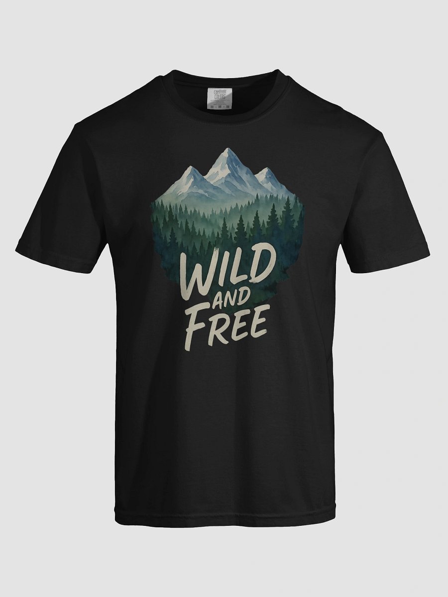 Wild and Free Mountain T-Shirt product image (7)