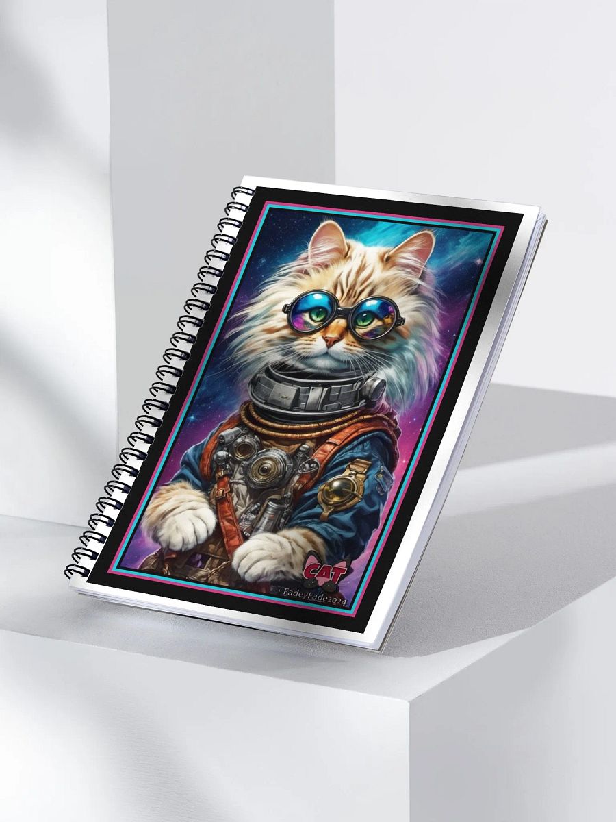 Space Pirate Cat Notebook 2 designs product image (3)