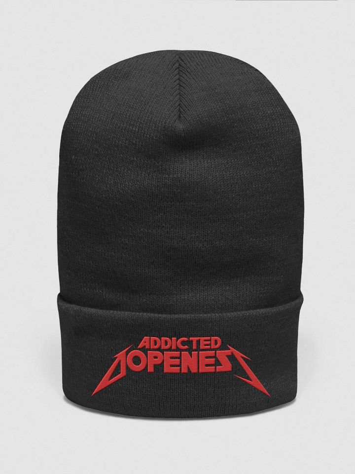Rock Star Stitched Beanie (Red AD) product image (1)