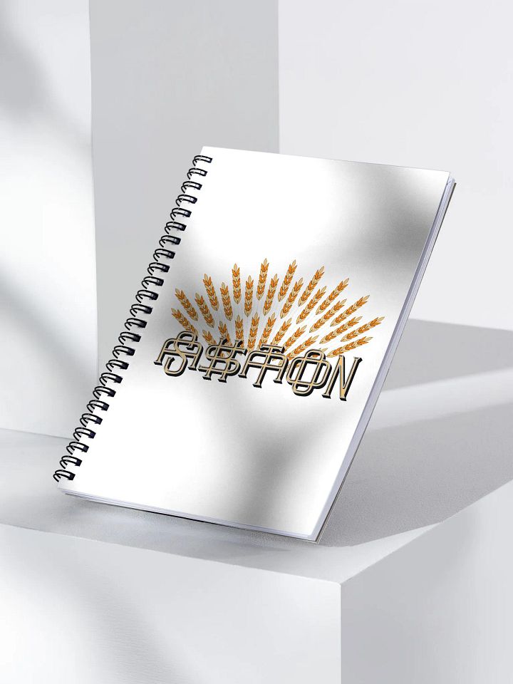 Saskatoon Wheat Golden Spiral Notebook product image (1)
