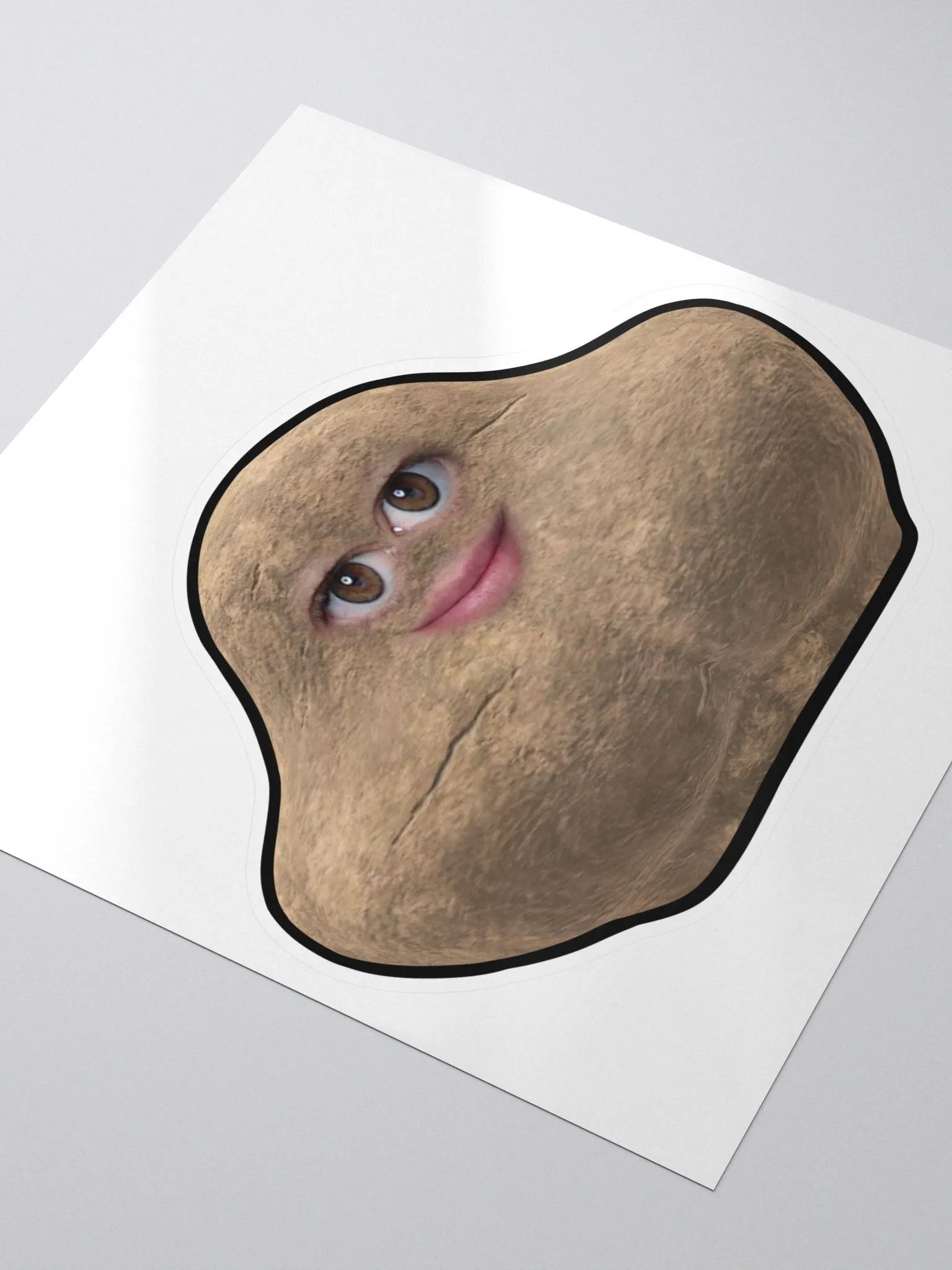 Close Smile Buff Tato Sticker product image (3)