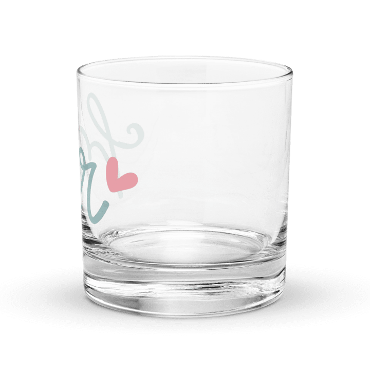 Love Script Rocks Glass product image (2)