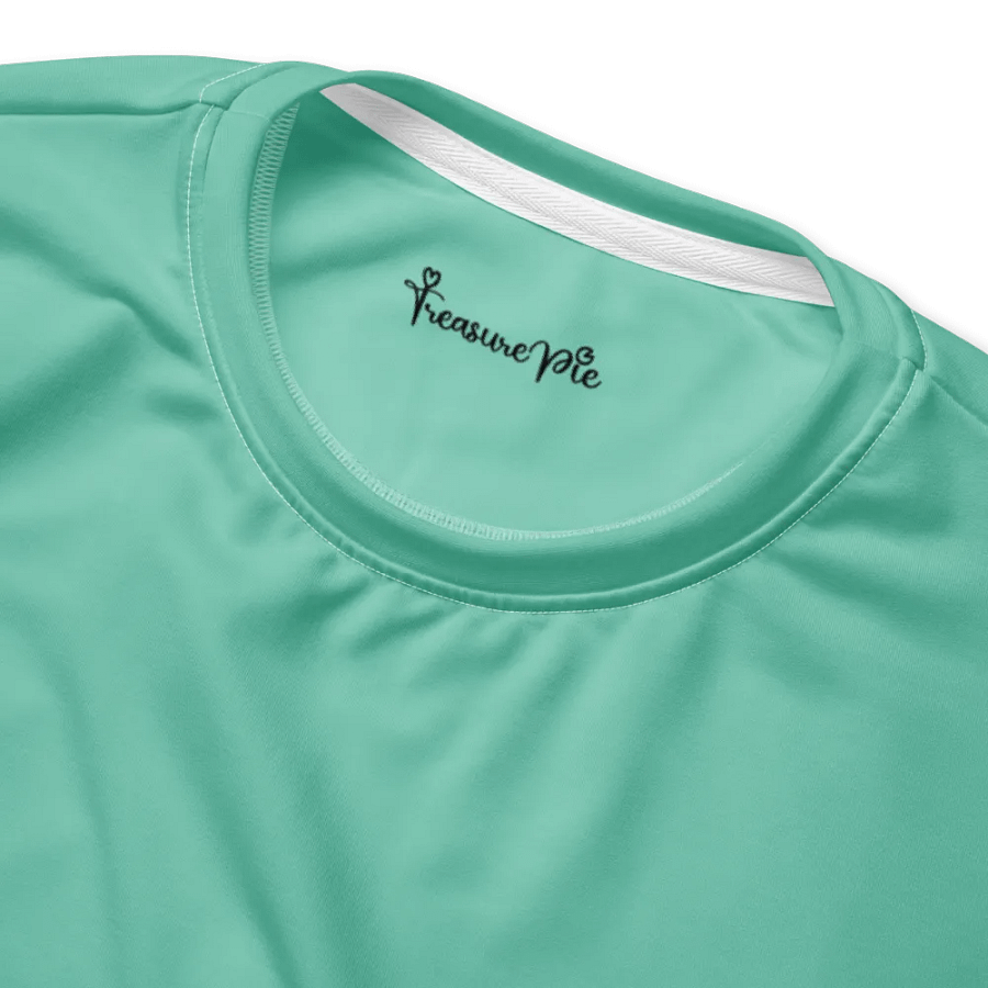 Plain Light Pastel Green Light Summer Unisex Recycled Polyester Heavyweight Premium Sweatshirt by Treasure Pie product image (5)