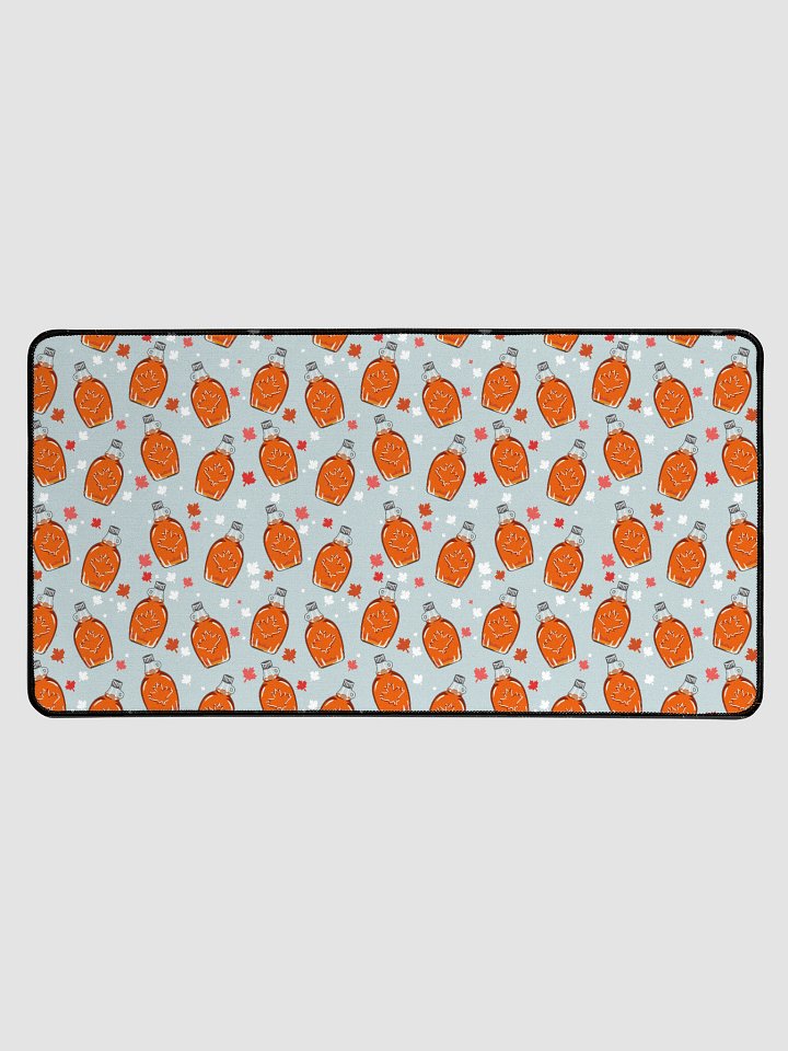 Canadian Maple Syrup Pattern Desk Mat product image (1)