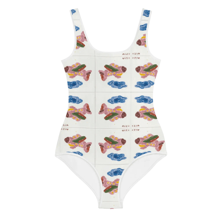 Kid Airplane (All-Over Print Youth Swimsuit) product image (2)