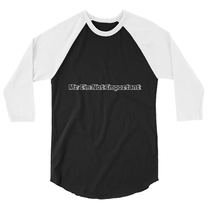 Fine Jersey Raglan Tee - Mr I'm Not Important product image (2)