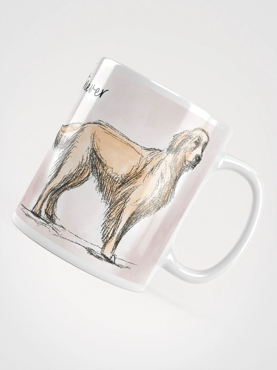 Golden Retriever Sketches White Glossy Mug product image (12)
