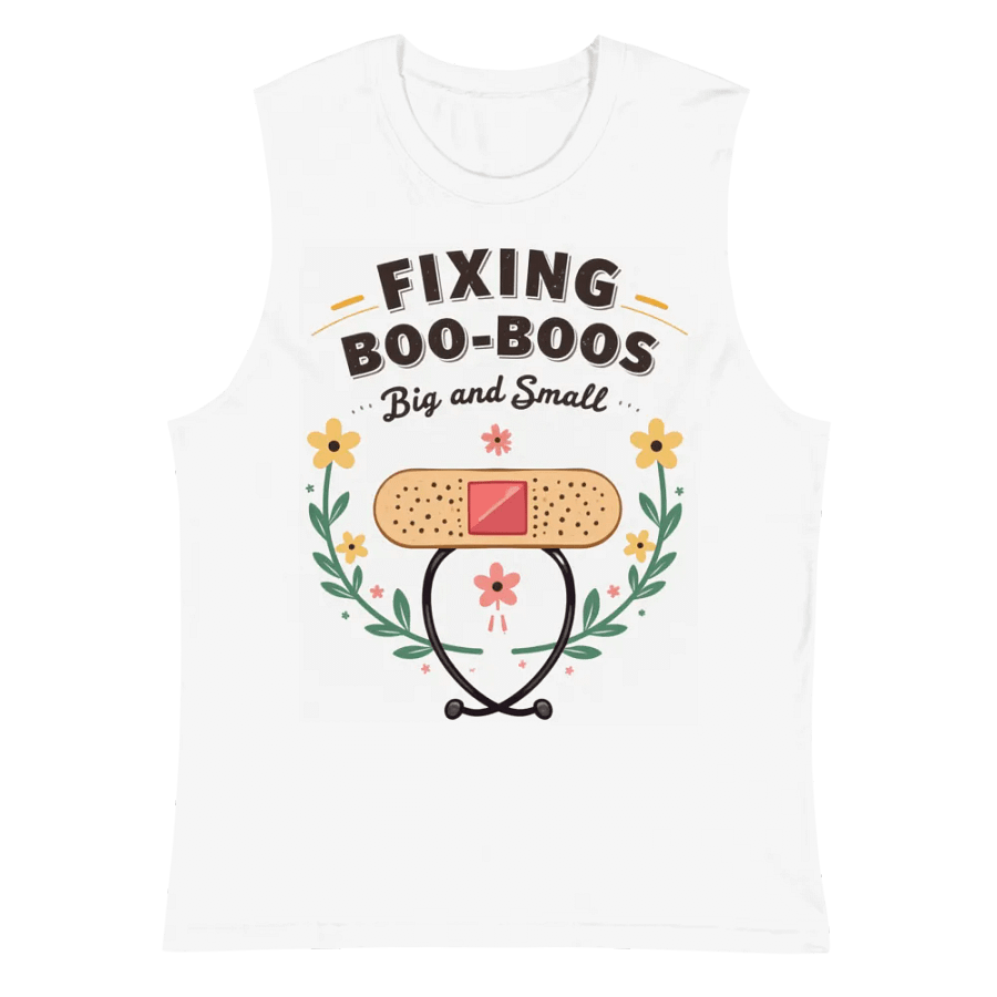 Boo-Boo Fixer Muscle Tank product image (2)