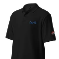 Shadow Wing Polo Shirt Blue Embroidery product image (1)