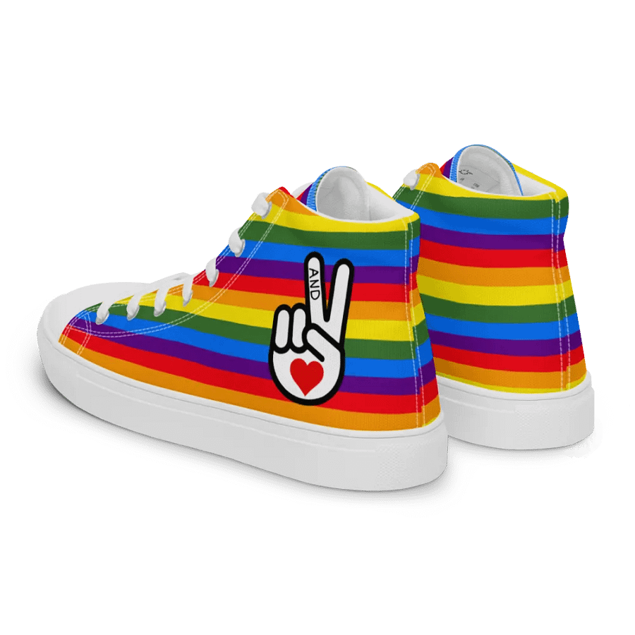 Woman's High-Top Sneakers (Peace and Love) product image (3)