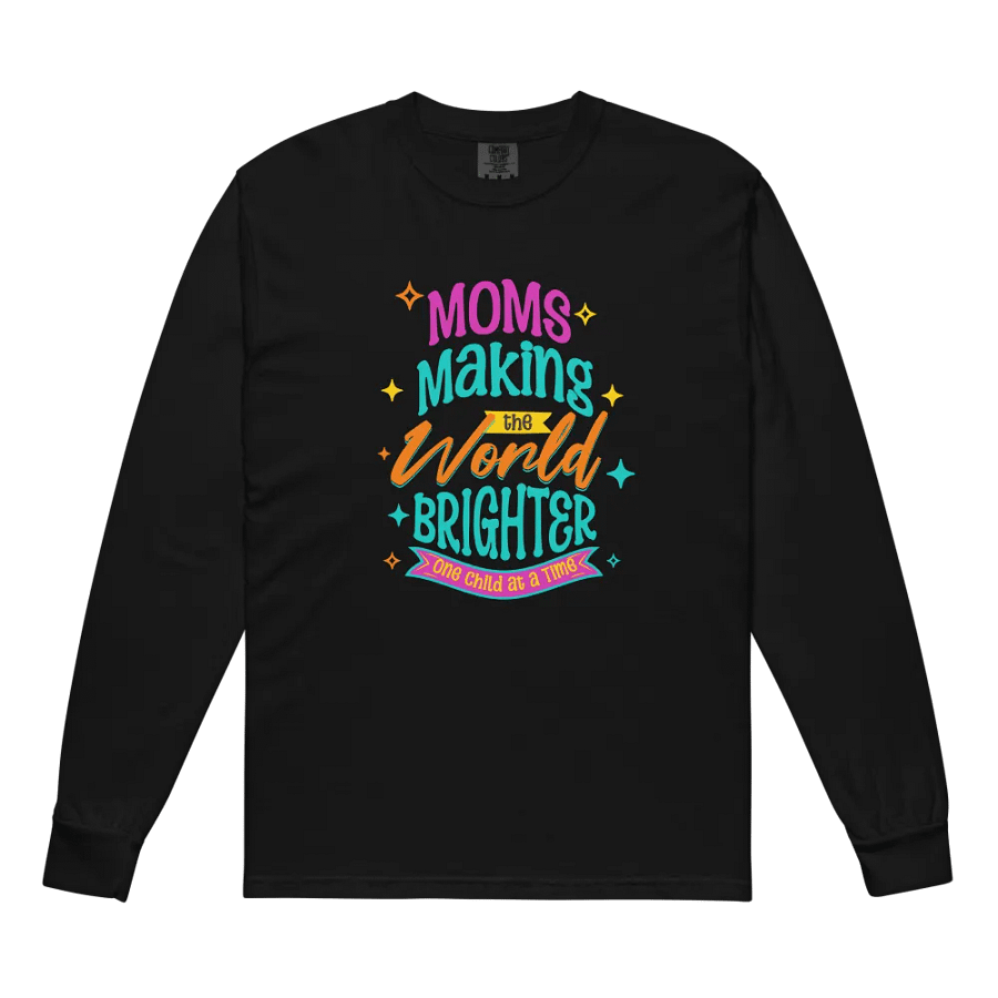 Brighter World Moms Long Sleeve Shirt product image (2)