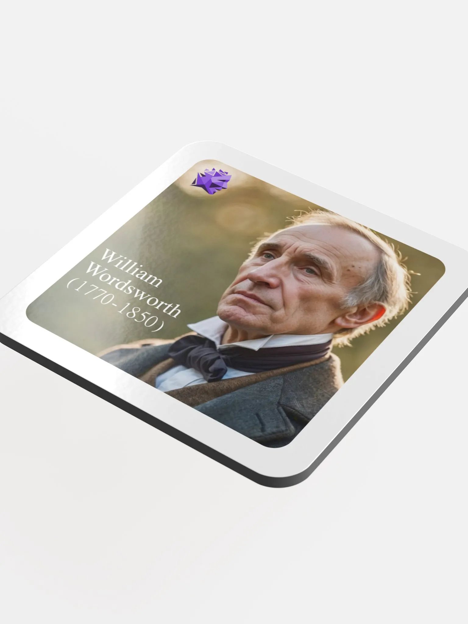 William Wordsworth Cork Coaster product image (4)