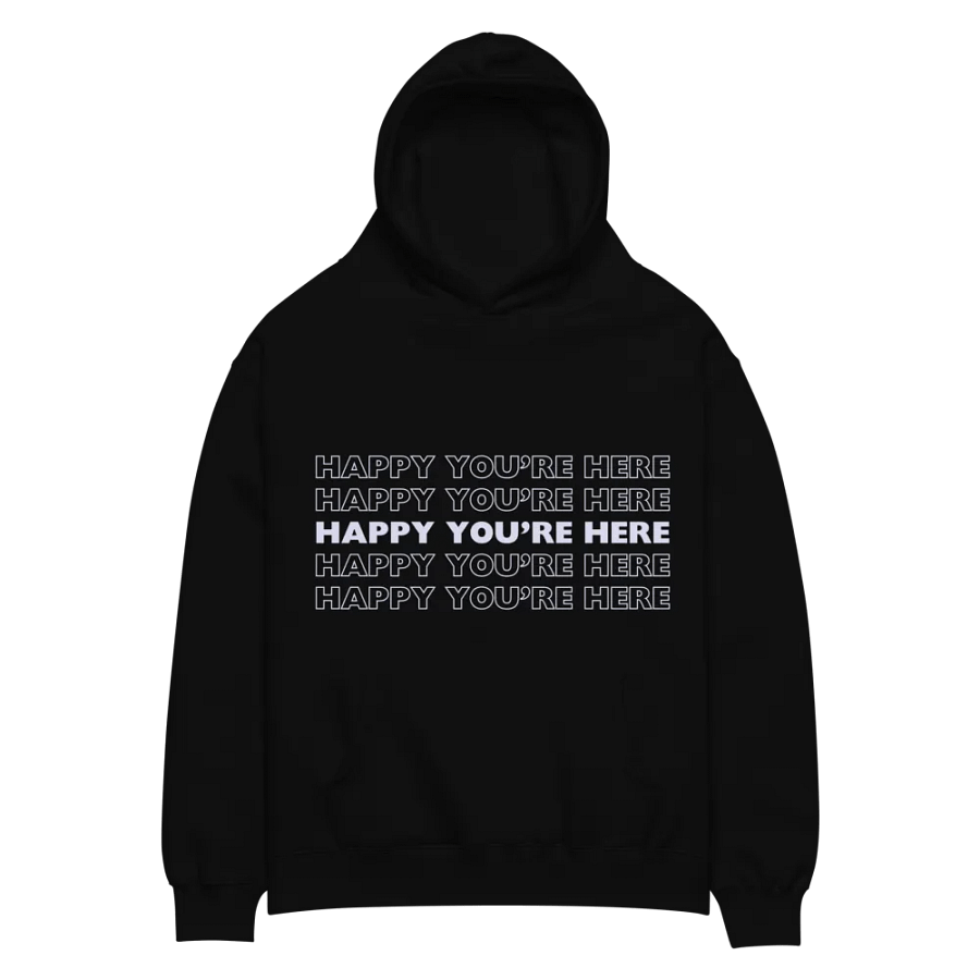Happy You're Here Oversized Hoodie product image (2)