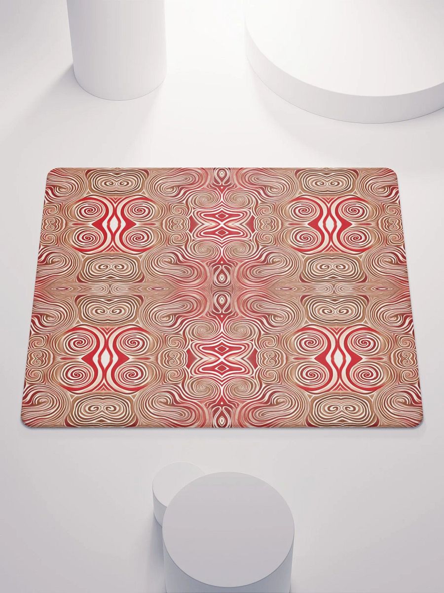 Funky Chocolate Cherry Liquid Swirls Tie-Dye Gaming Mouse Pad product image (2)