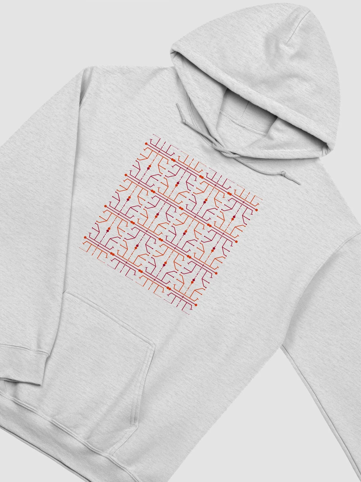 Hieroglyph Abstract Pattern Unisex Classic Hoodie product image (3)