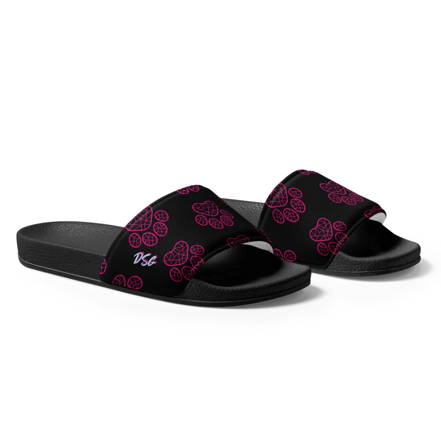 Neon Pawprint Women's Slides product image (6)