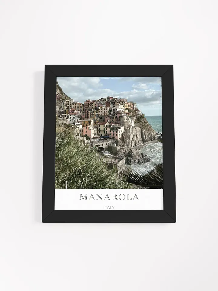 Manarola Cinque Terre - Framed High-Quality Matte Poster product image (1)