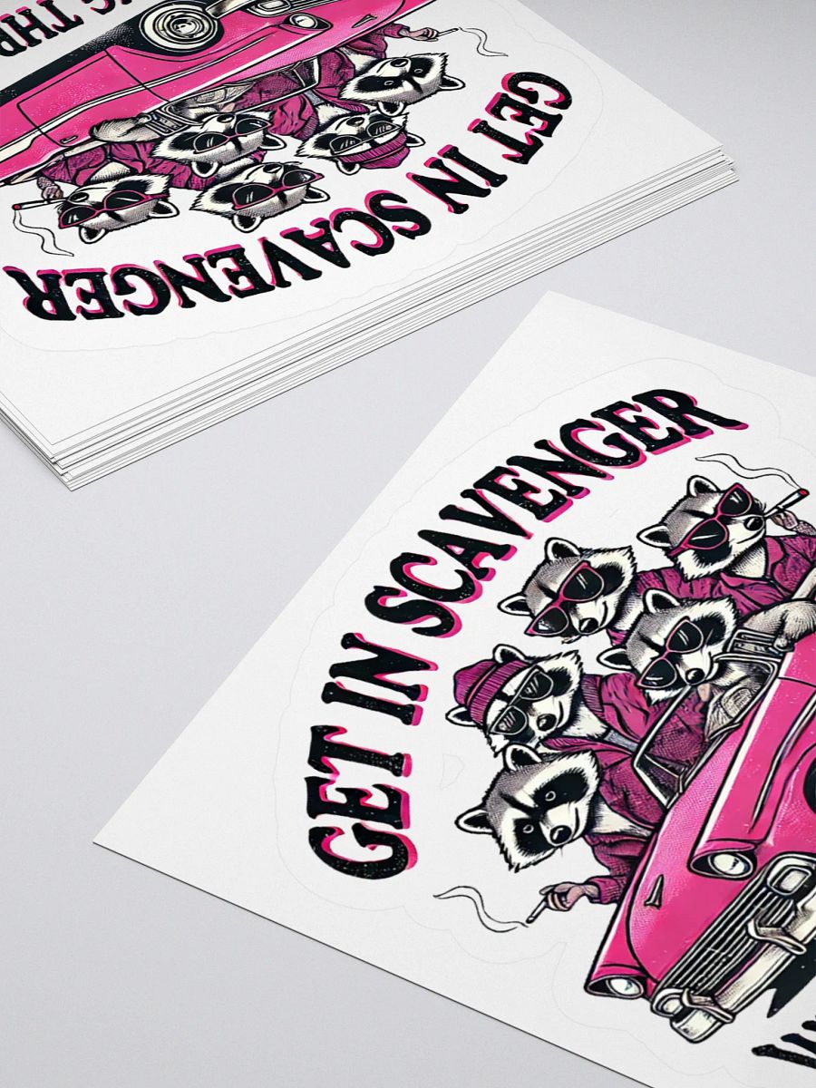 Get In Scavenger We're Going Thrifting Sticker product image (4)