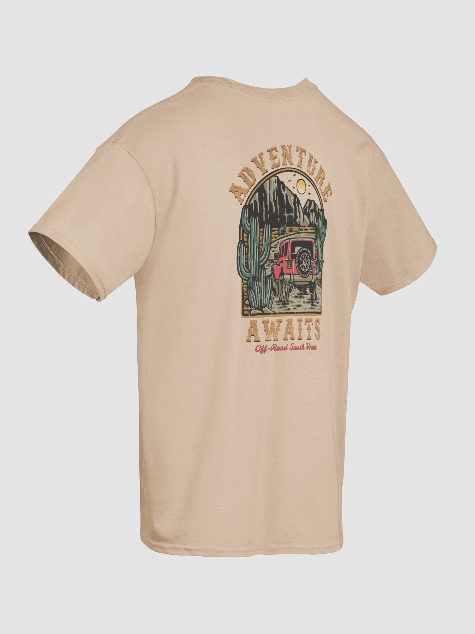 Adventure Awaits OFF-ROAD SOUTHWEST! 4x4 Overland T-Shirt Mojo Adventures Las Vegas Arizona California Nevada Mojave Sonoran Desert Explore product image (6)