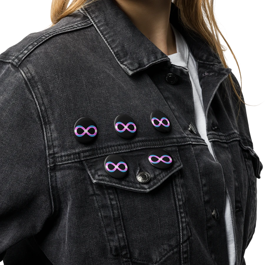 Trans Autistic Infinity Pin Set product image (8)