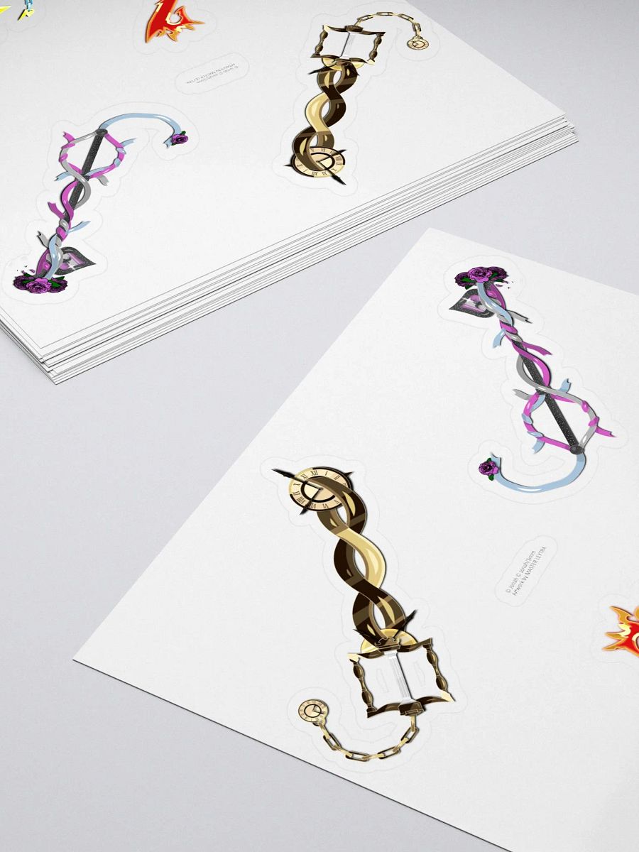 Custom Keyblade Sticker Sheet 7 - Neo Unicornis (1) product image (4)