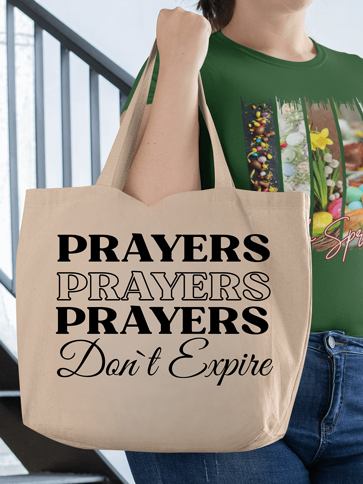 Prayers Do Not Expire Organic Tote Bag product image (1)