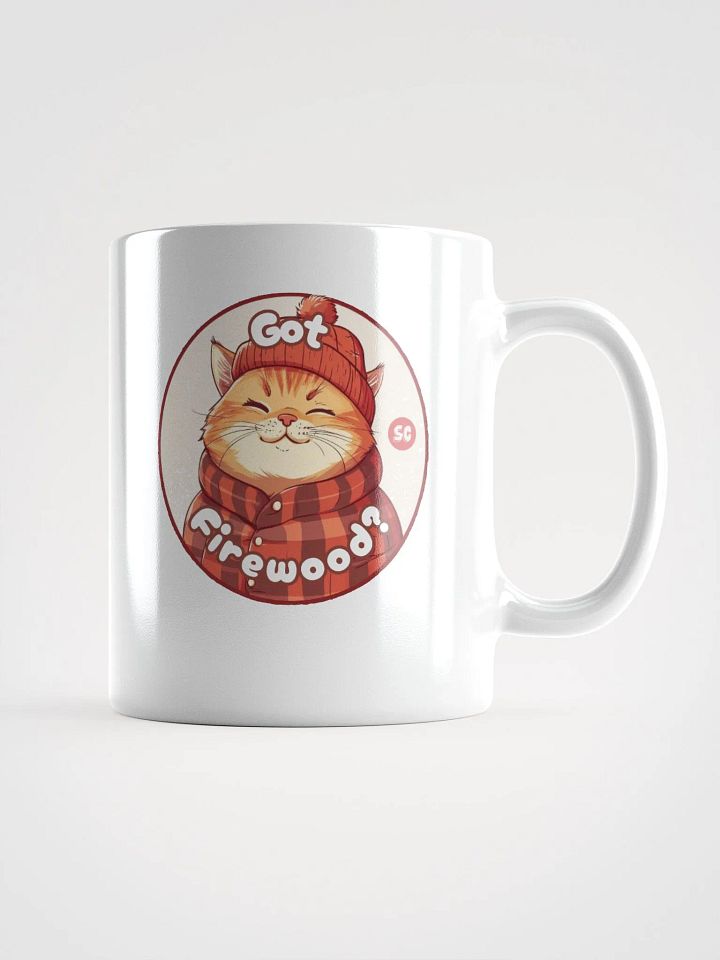 Cozy Cat - Got Firewood? | White Glossy Mug product image (1)