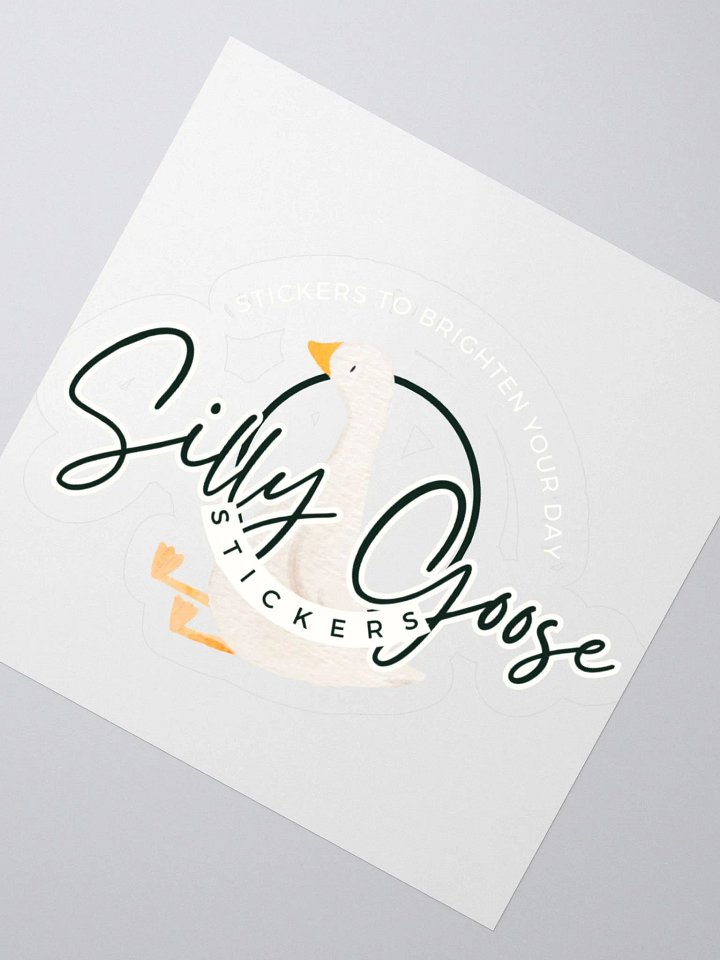 Silly Goose Stickers Logo Sticker product image (6)