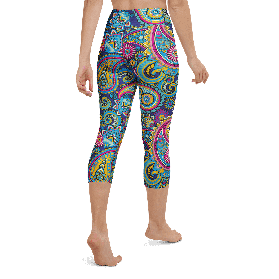 Blue Paisley Leggings product image (3)