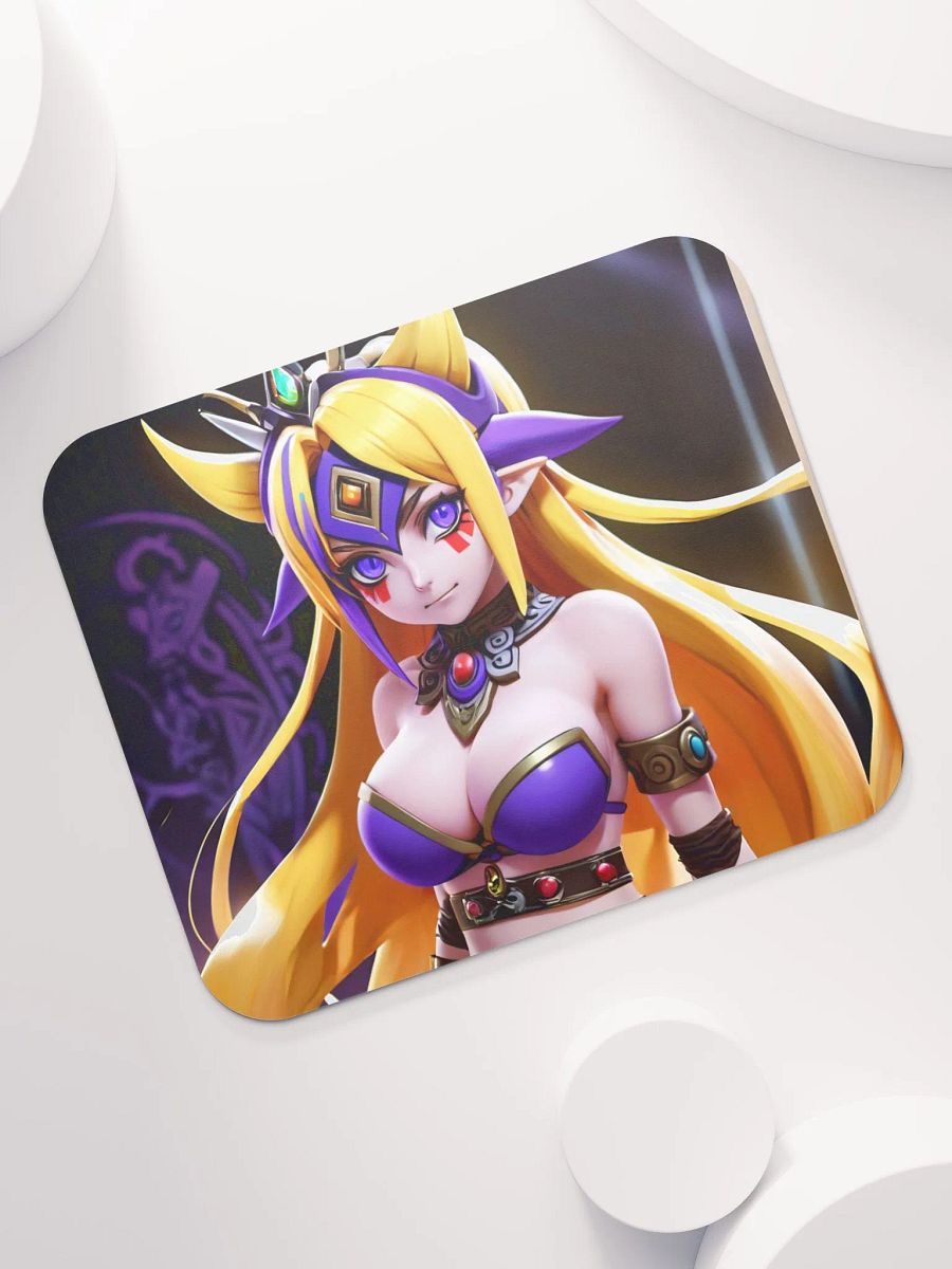 Mystical Blonde Horned Mouse Pad product image (7)