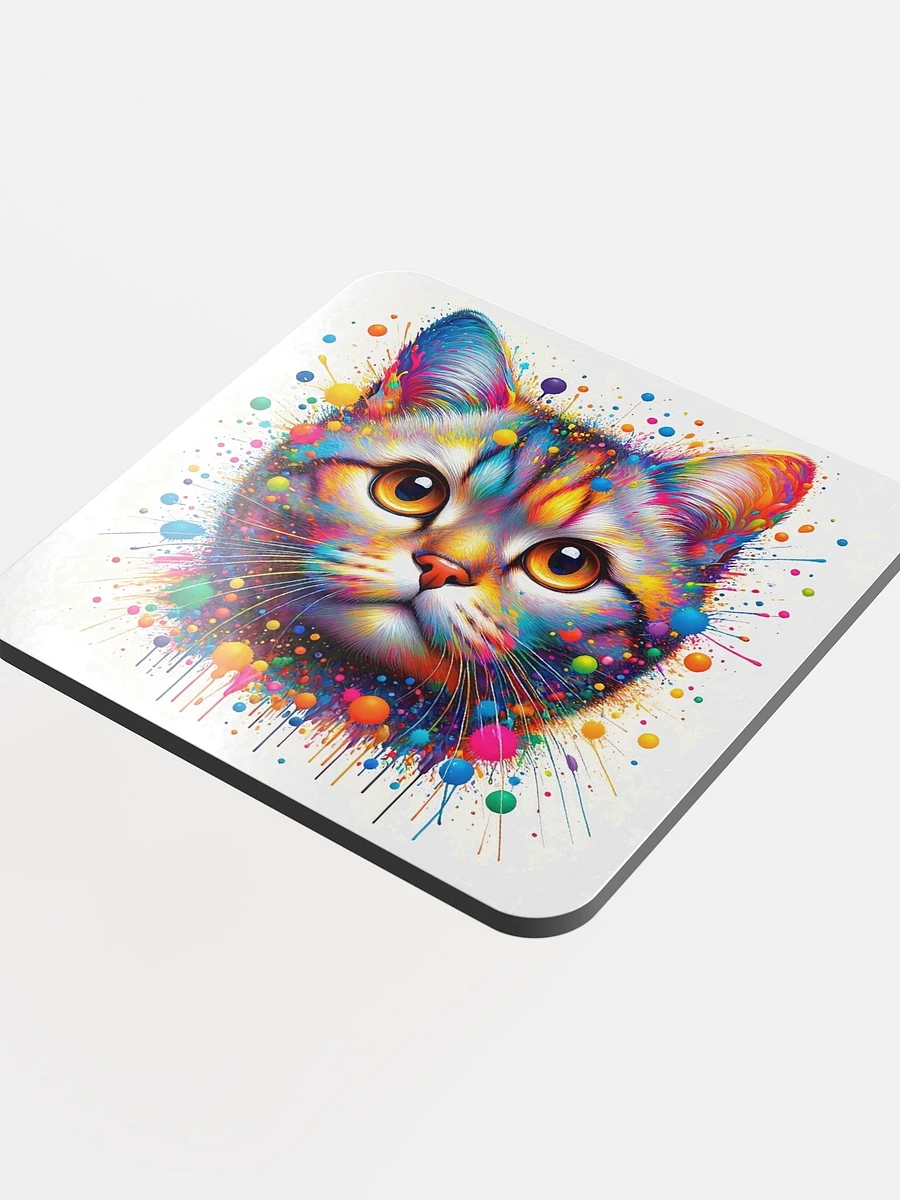 Glossed Cork Coaster: American Shorthair product image (4)