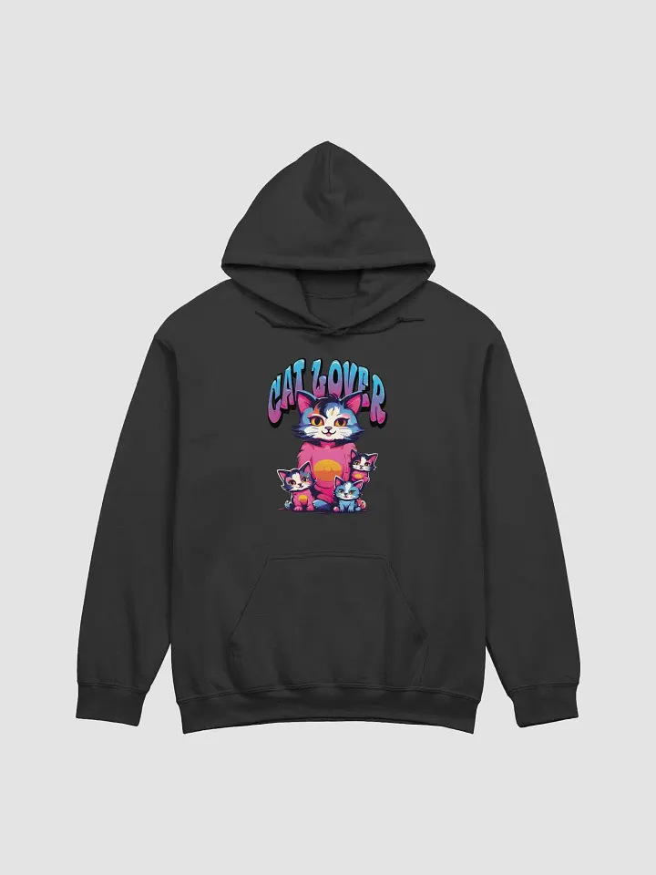 Cat Lover Funny Gildan Classic Hoodie - Cute and Colorful Mom Cat and Kittens Design - Perfect Gift for Cat Enthusiasts product image (1)