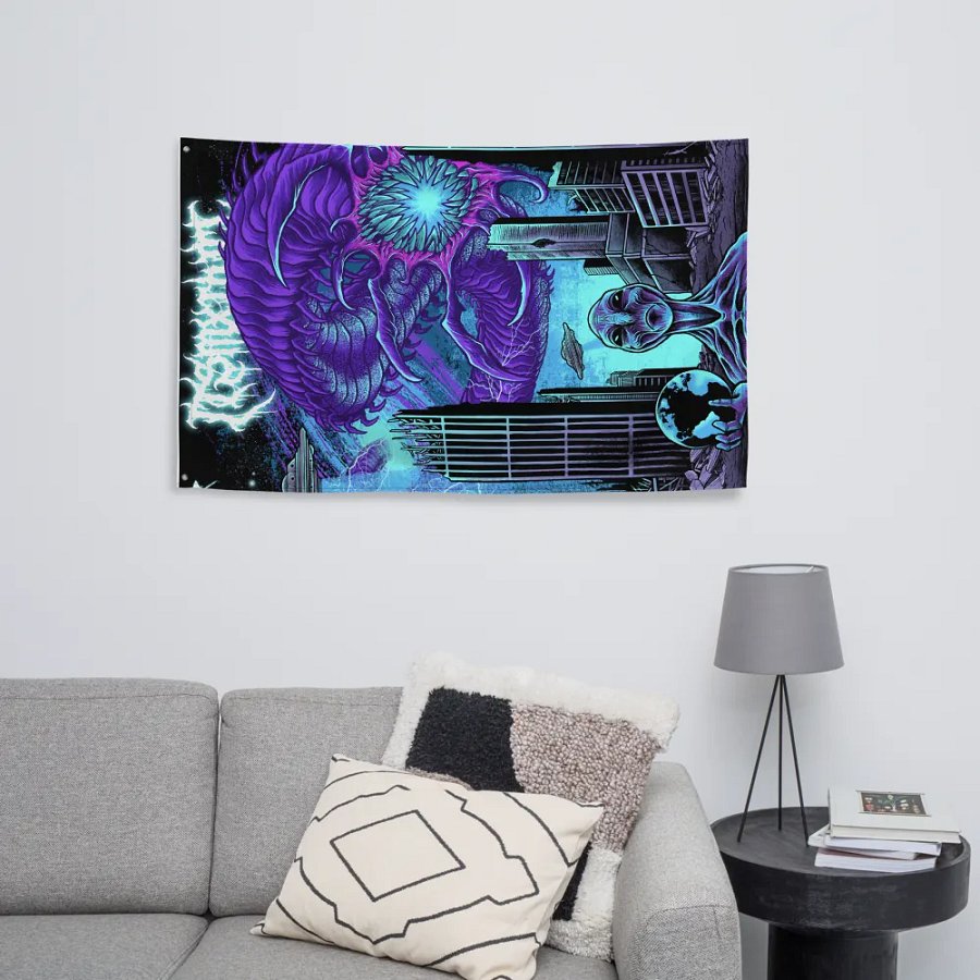 "Leviathan" Wall Flag product image (5)