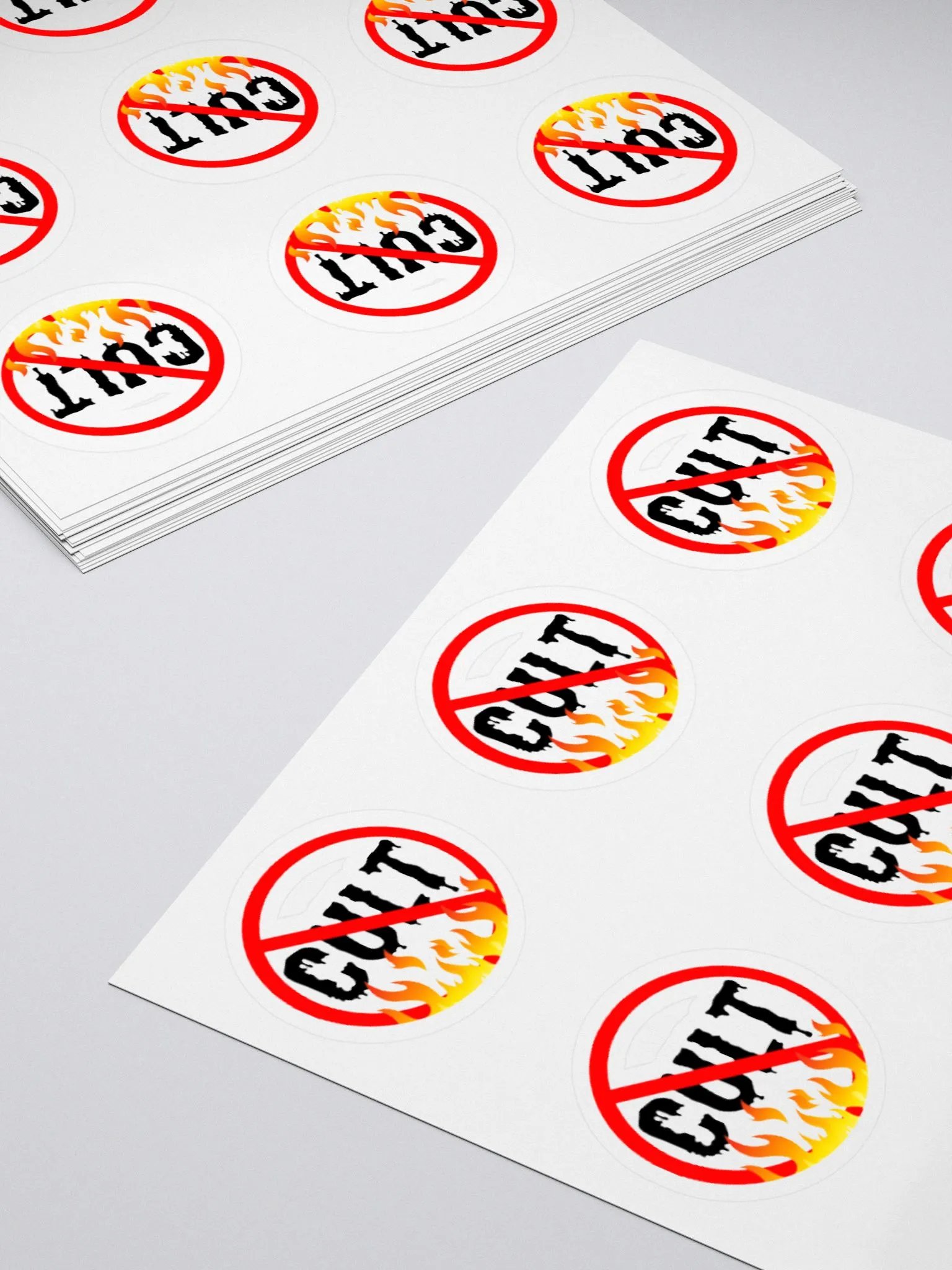 Anti Cult Stickers, Set of 9 product image (4)